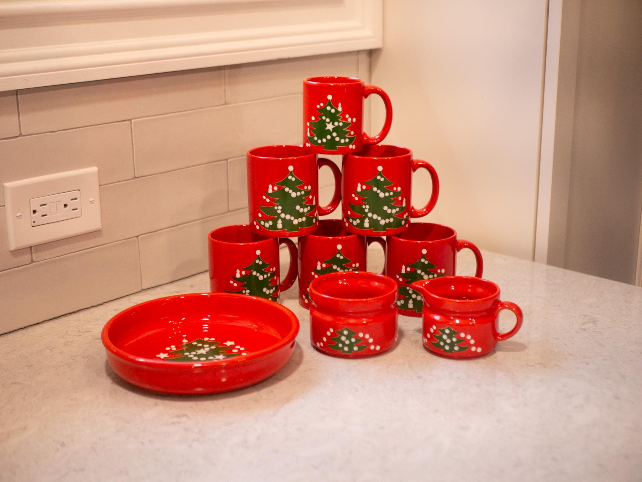 ドイツWAECHTERSBACH 赤　プレート　6枚セット Waechtersbach Plates - Etsy