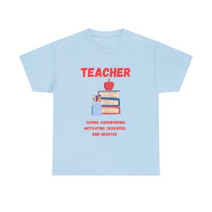 Teacher Affirmations T-Shirt, Educator Gift, School Shirt, Positive Vibes Tee, Teaching Appreciation Top