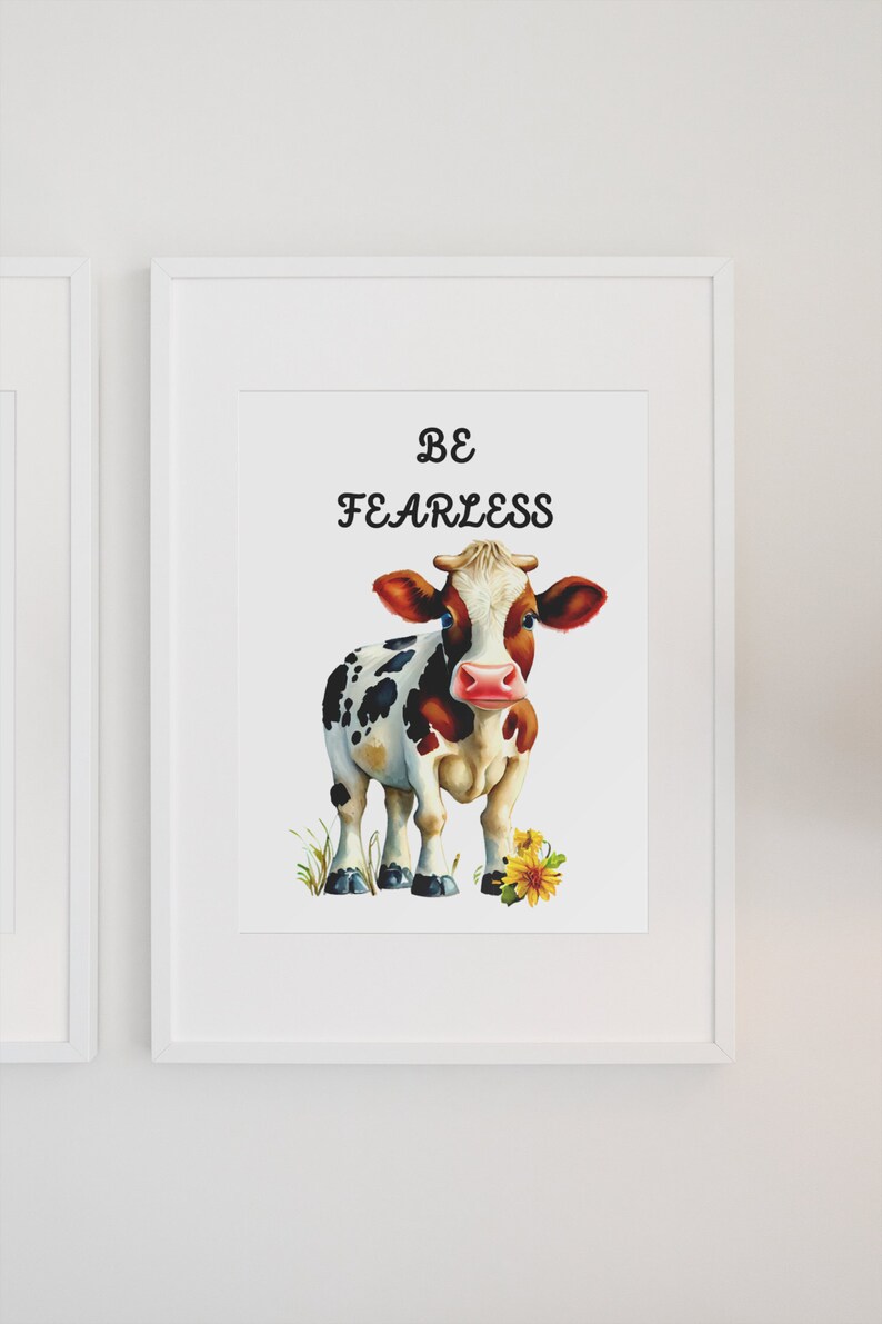 Farm Animals Wall Art Farm Animals Wall Decor Farm Animals Etsy