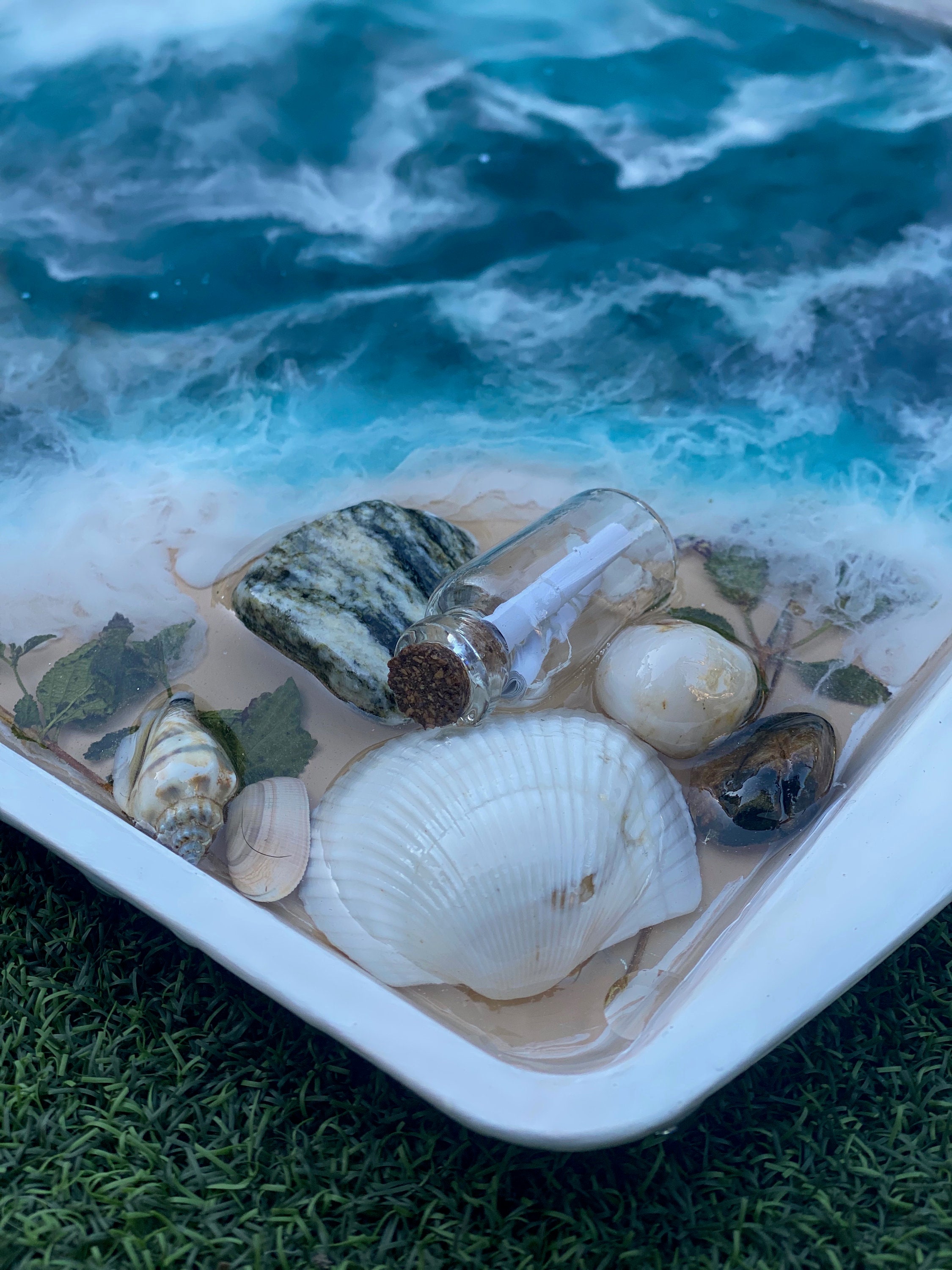 Lote De 20 Figuras Mini Animales Marinos De Resina – Decoración Acuario, Jardín, DIY