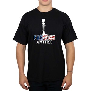 Freedom Ain&#39;t Free Unisex Tee - Black