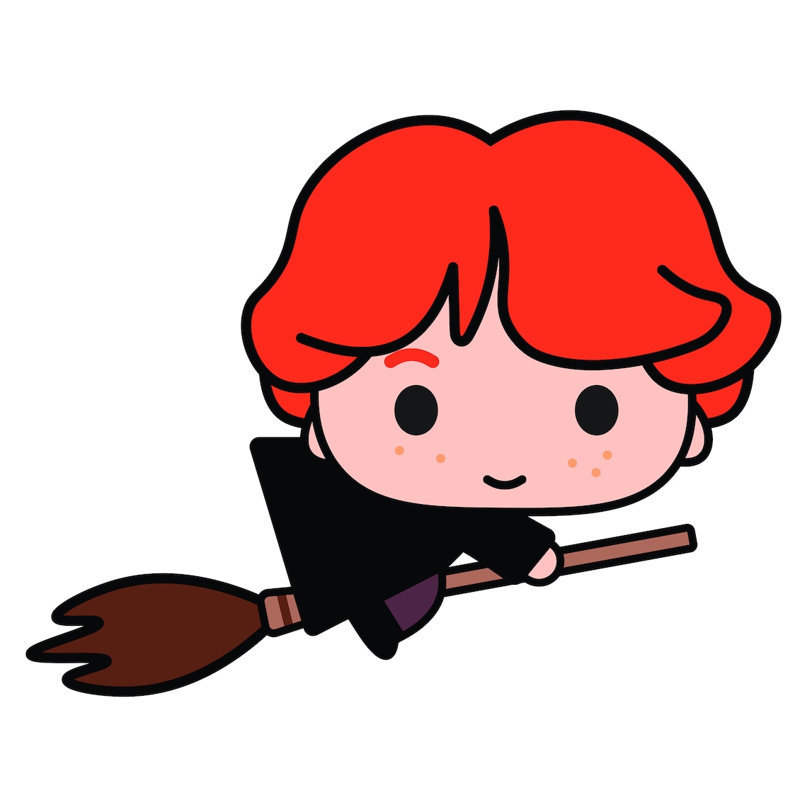 Harry Potter Digital Cartoons Hermione Granger Ron Weasley Etsy