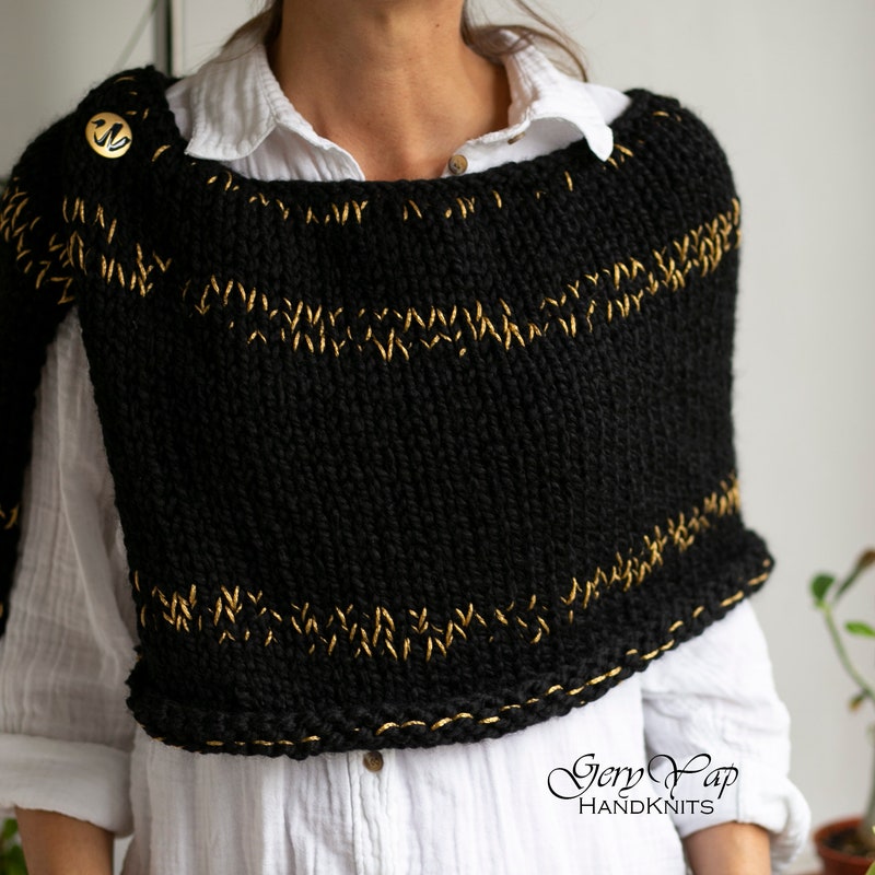 Pique Knit Cape