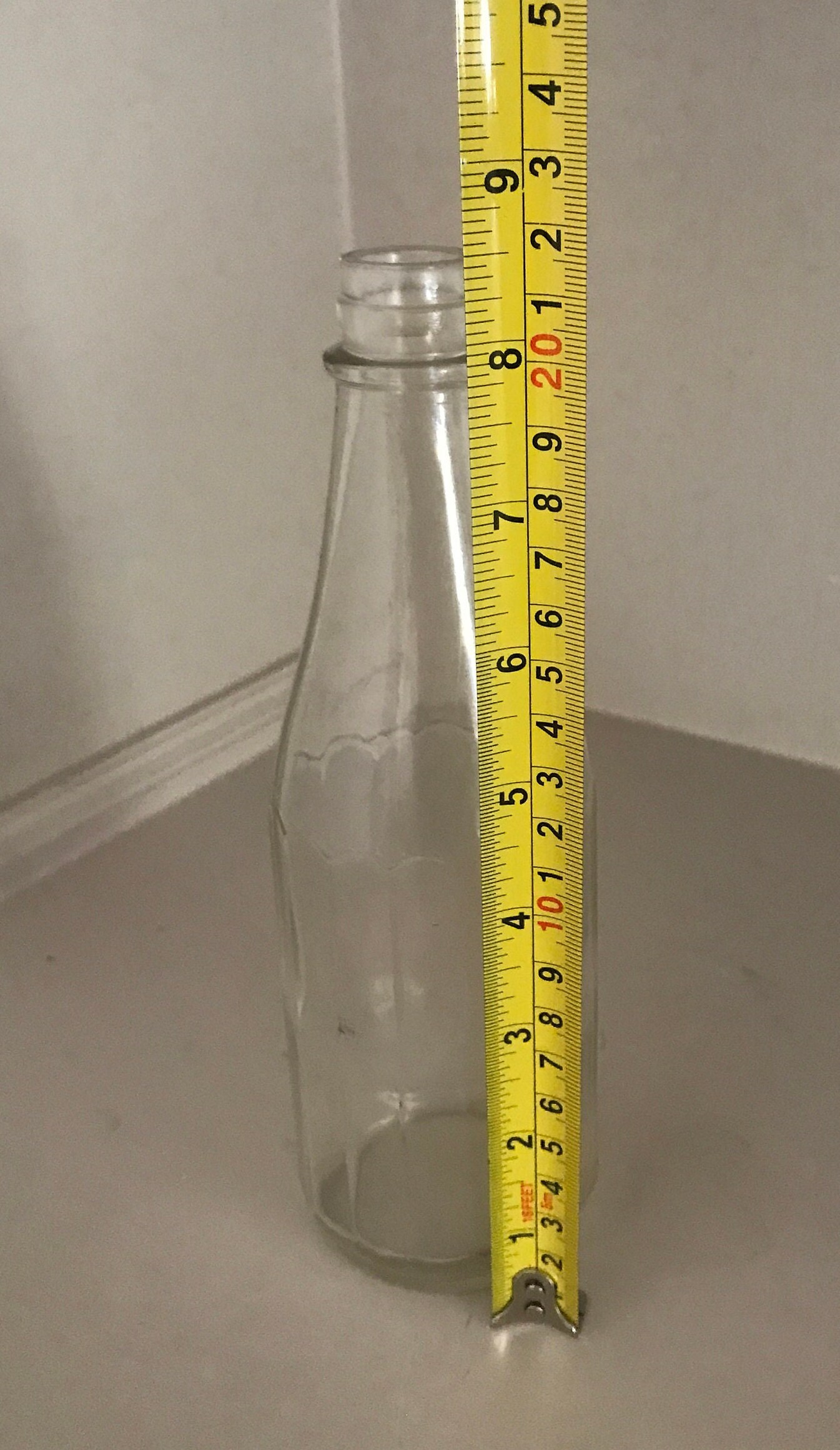 Vintage Glass Ketchup Bottle Old Glass Catsup Bottle Etsy