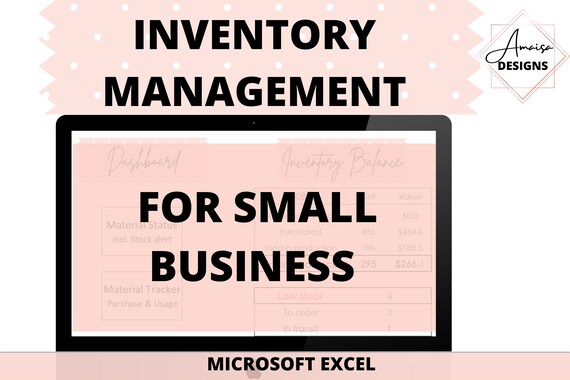 Inventory management for micro entrepreneurs | Small business inventory material tracker | Inventory dashboard | Low stock inventory alert