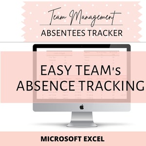 Absence tracker | Absentees follow up | Team management | Instant excel download