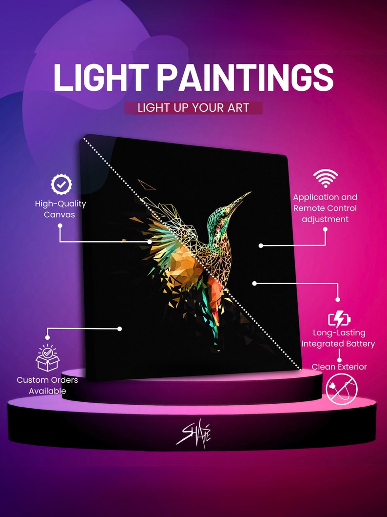Light Painting digital product sheet