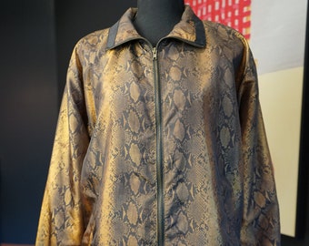 Vintage Lavon Snake Print Jacket