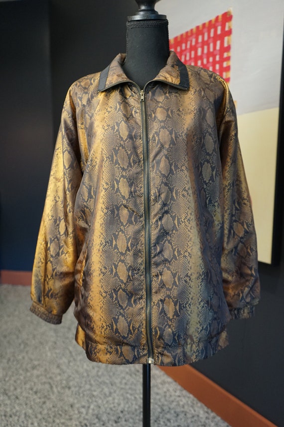 Vintage Lavon Snake Print Jacket