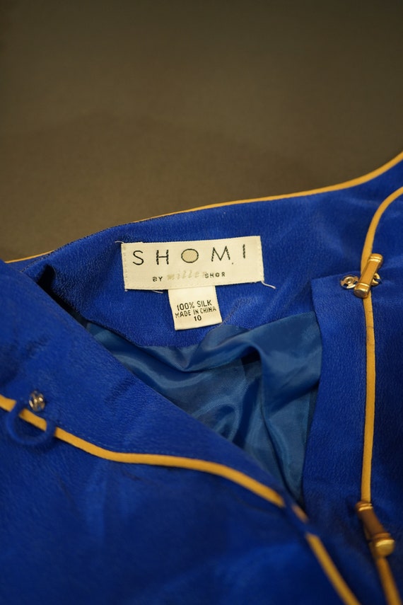 Vintage Shomy 100% Silk Blouse Jacket - image 9