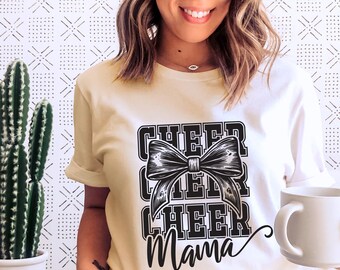 CHEER MAMA SVG Png, Cheerleading Mom Svg, Cheer T-Shirt, Mug Svg Cut, Cricut or Sublimation Design, Team Sprint Svg, Football Svg Download