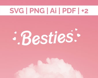 Besties SVG, PNG, Best Friends SVG, Shirt Design, Instant Download, Mom Valentine Sweatshirt svg, Matching Valentine Shirts