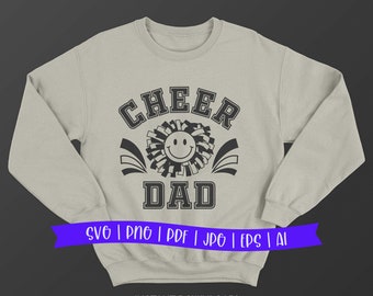 Cheer dad svg, cheer dad file svg png, cut file, cheer era svg, funny dad svg, dad sports svg, SVG in my cheer dad era svg, png, dad cheers