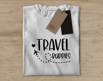 Travel Buddies | SVG, PNG | Travel Shirt | Vacations | Instant Download files | cut file | Cricut | cameo silhouette | Traveling files