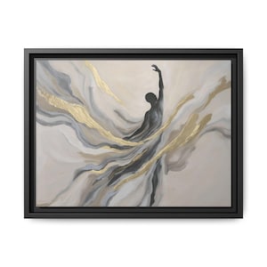 Elegant Framed Canvas Art, Abstract Wall Decor, Modern Home Decoration, Unique Gift, Minimalist Artwork, Fine Art Print