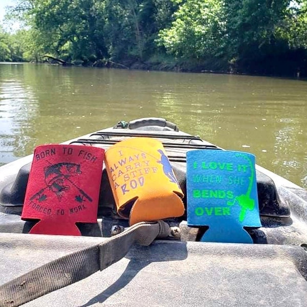 Fishing Koozie Etsy