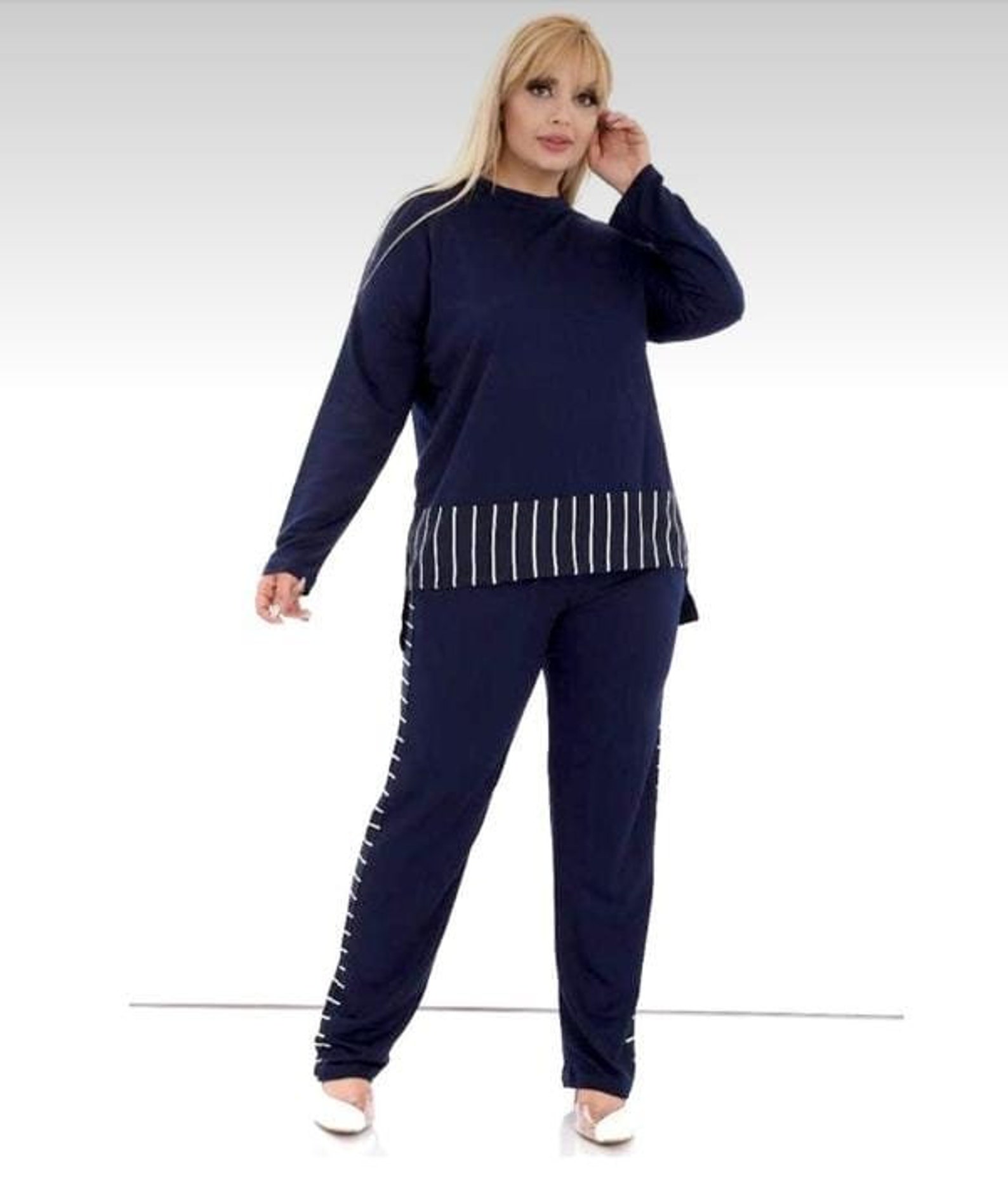 Luxury track suit Plus size Luxury track suit Women Track Etsy