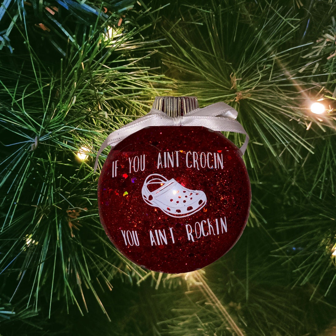 Croc Ornament Crocs Ornaments Custom Ornament Christmas Etsy