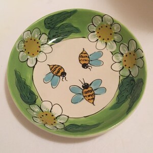 Vintage Debra Cherniawsky Bee versierde 'Table Arts' Bowl 1996