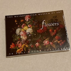 NOVO Museu Metropolitano de Arte Vintage - Flores - 30 cartões postais coloridos