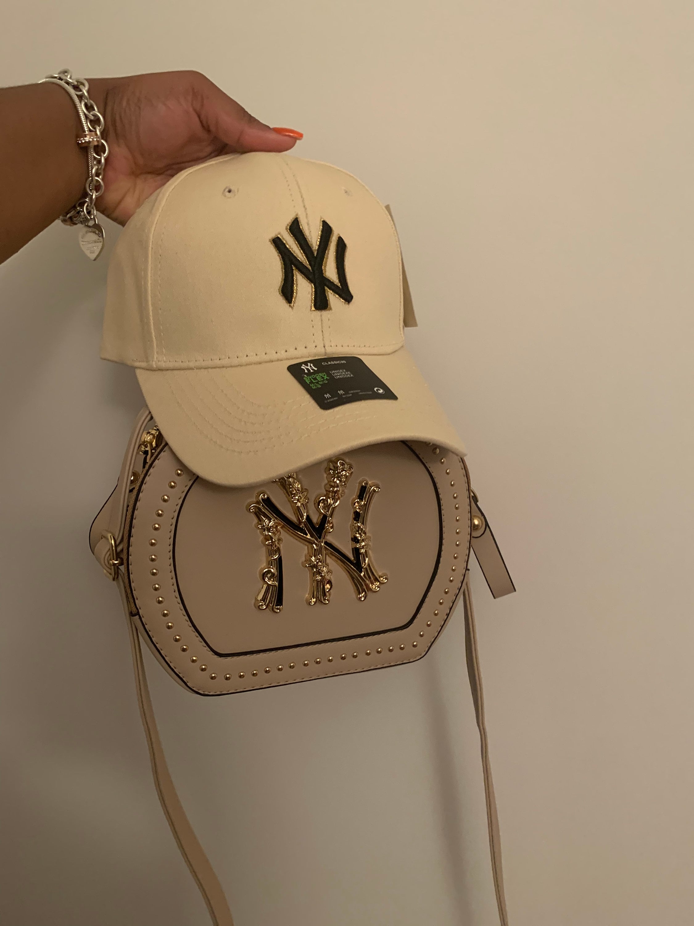 NY purse and hat set Etsy