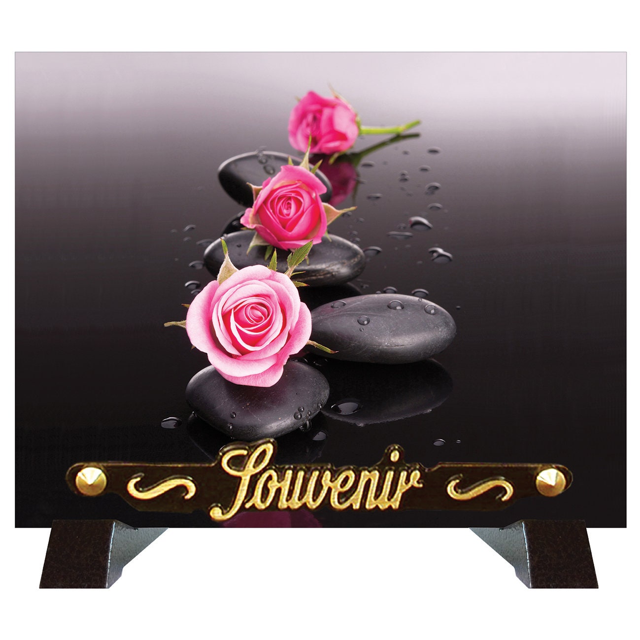 Plaque Funéraire Pierre à Image