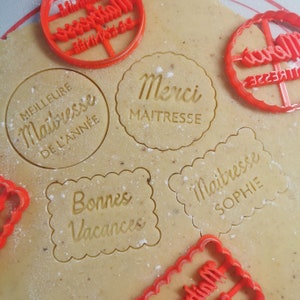 Cortadores de Galletas Personalizables - Colección FIN DE AÑO