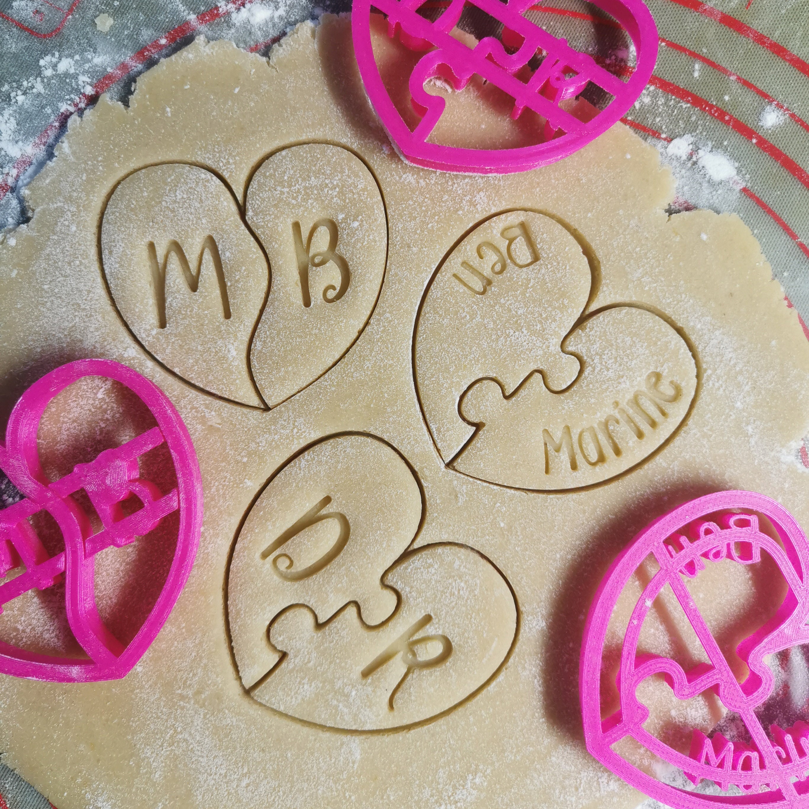 Emporte-Pièce Coeur Personnalisable