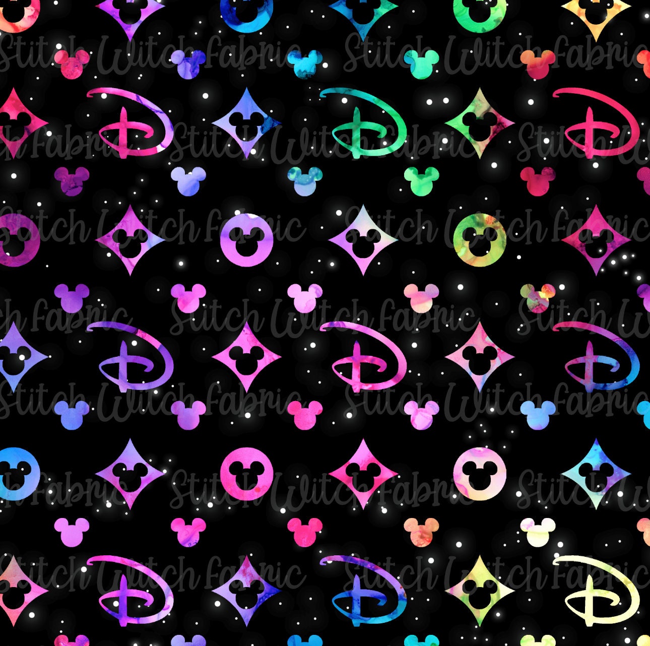 Disney fabricInspired fabric Fabric by the yard fabric by | Etsy