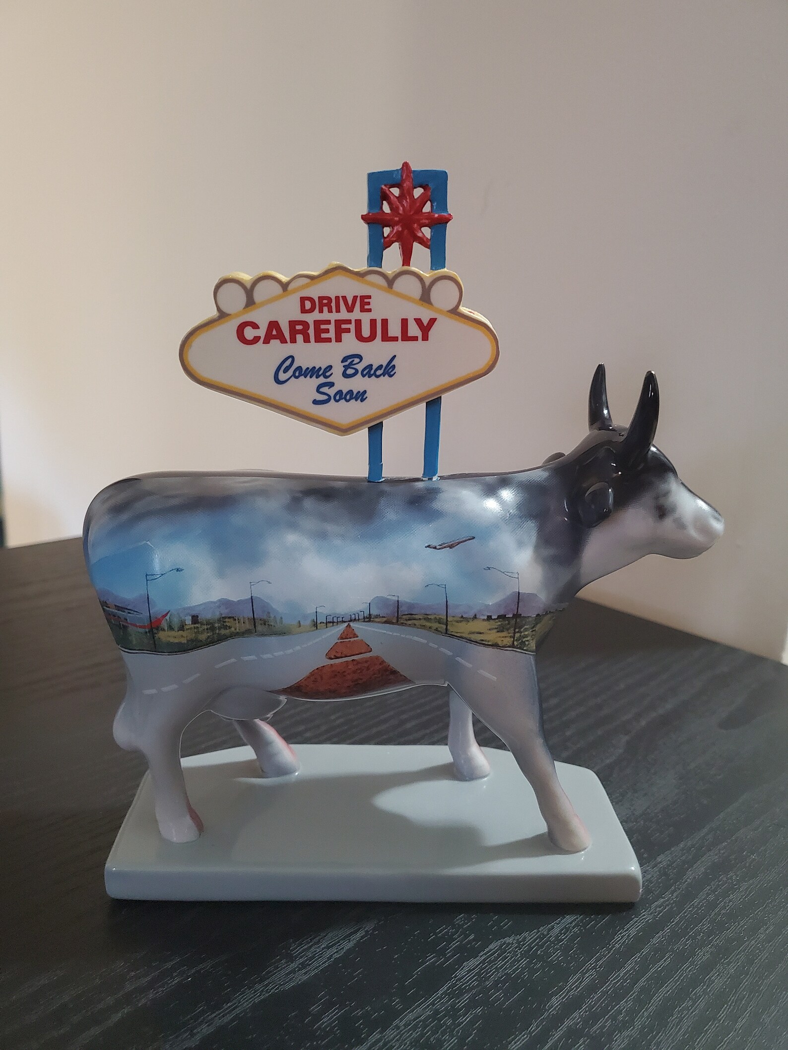 Cow Parade Las Vegas Ceramic Figurine Westland Giftware Etsy