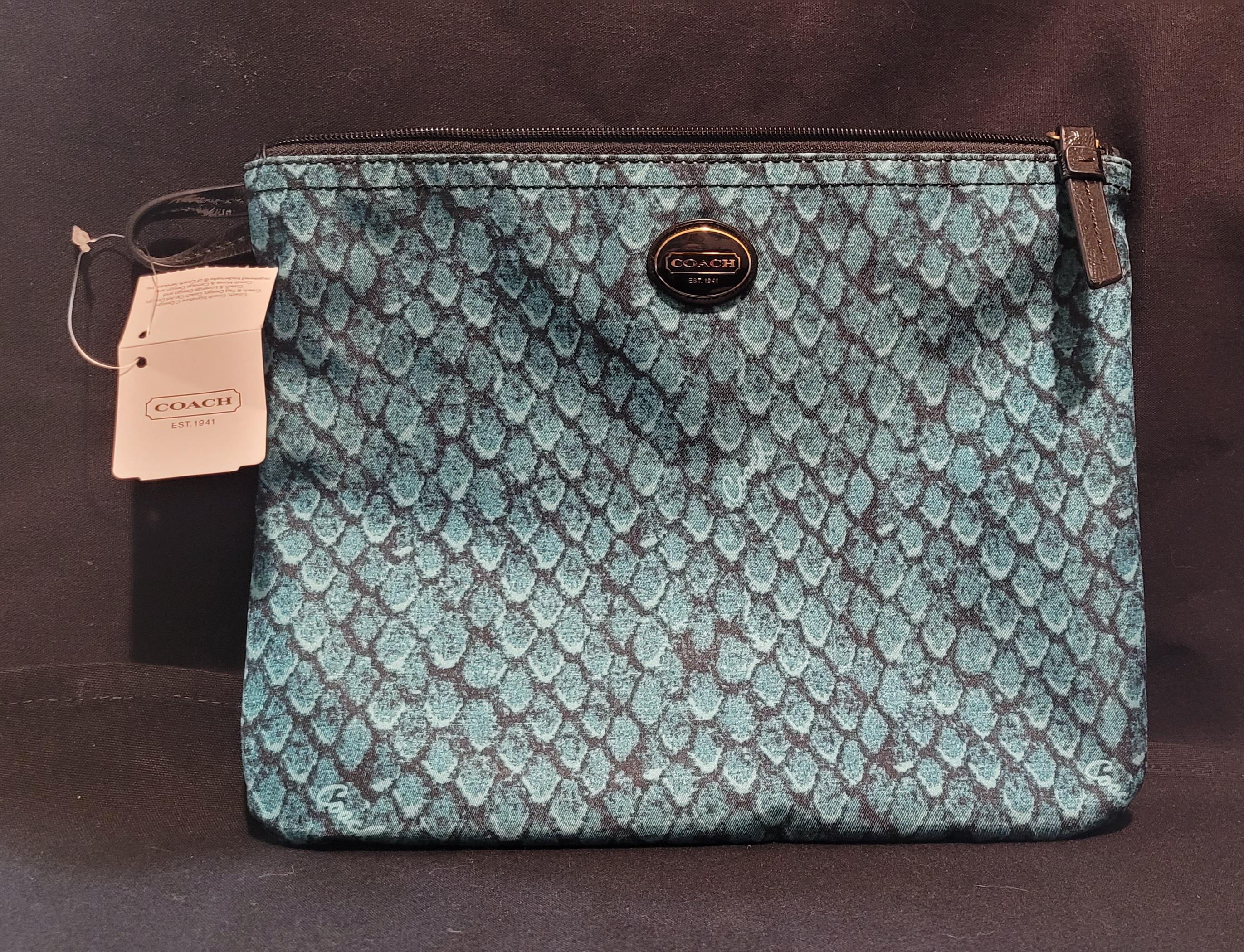 Snakeskin Coach Bag - Etsy