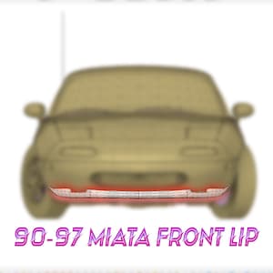 3D Printable RS Style Miata Front Lip