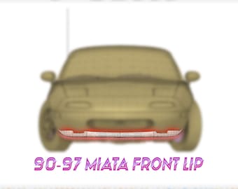 3D Printable RS Style Miata Front Lip