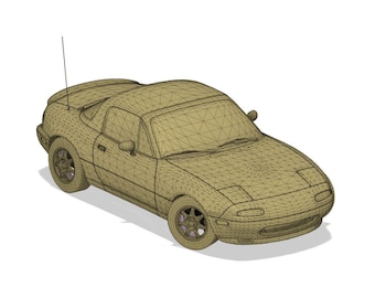 Mazda Miata 3D Model 1:1 Scale