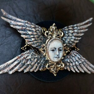 Guardian Angel Brooch: Art Object Handmade Jewelry - Etsy
