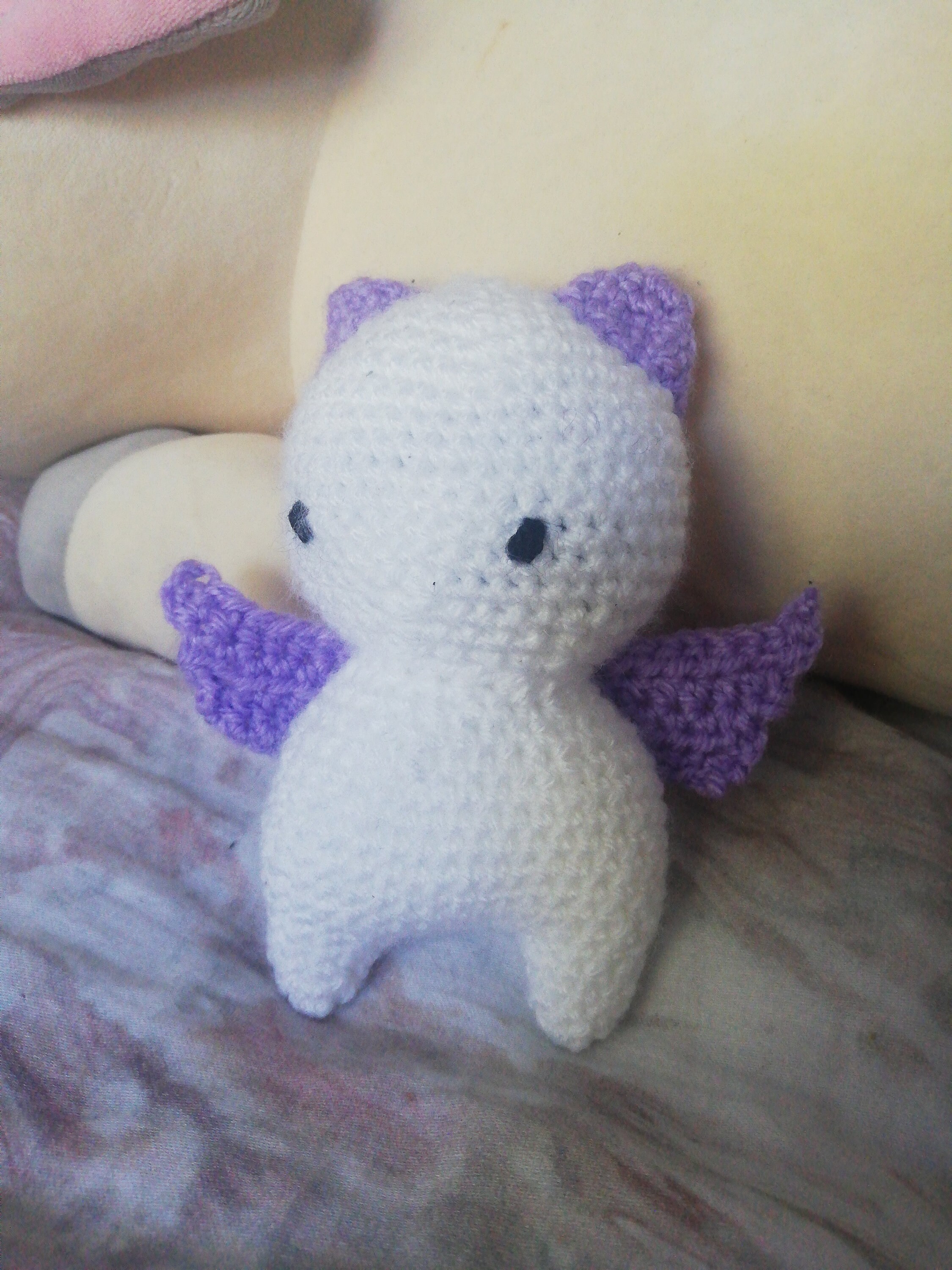 Cute Amigurumi Bat Handmade Adorable Crochet Toy Etsy