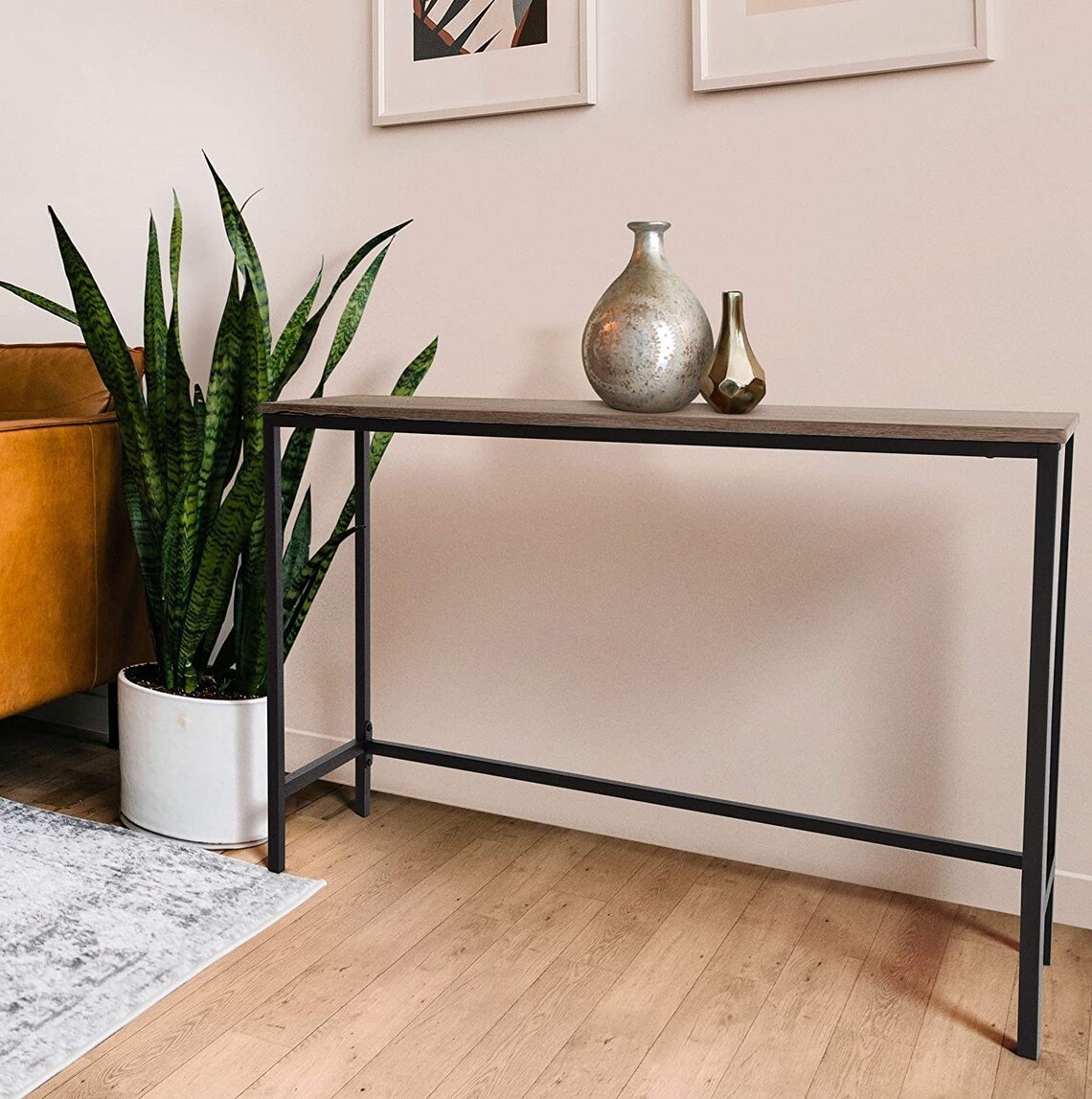 Dark Brown Console Table 42 W x 28 H x 11.5 Etsy