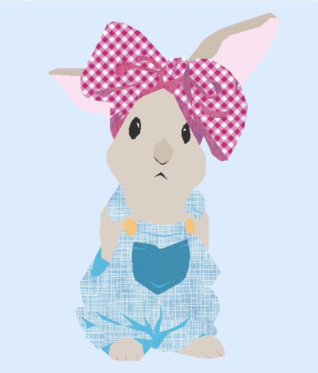Foundation Paper Pieced Bunny Quilt Block Pattern (PDF Download) - Etsy