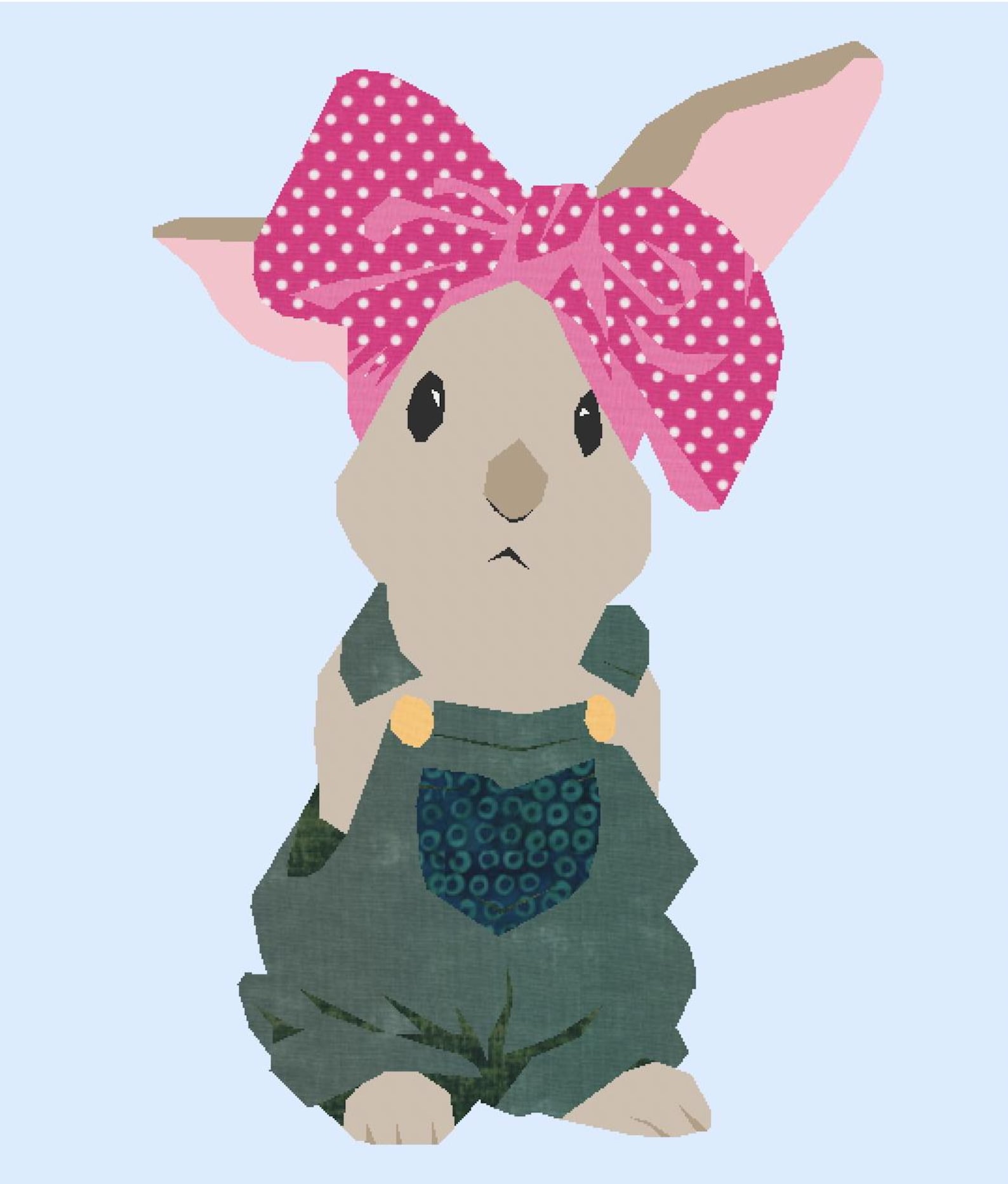 Foundation Paper Pieced Bunny Quilt Block Pattern (PDF Download) - Etsy