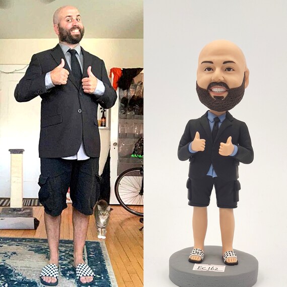 Full Custom Bobblehead Based On Your PhotoHandmade Artwork Etsy