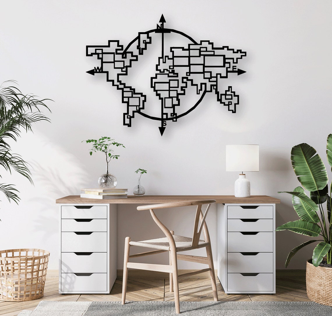 World Map Svg Laser Cut File World Map Dxf Svg World Map Etsy Uk Images and Photos finder