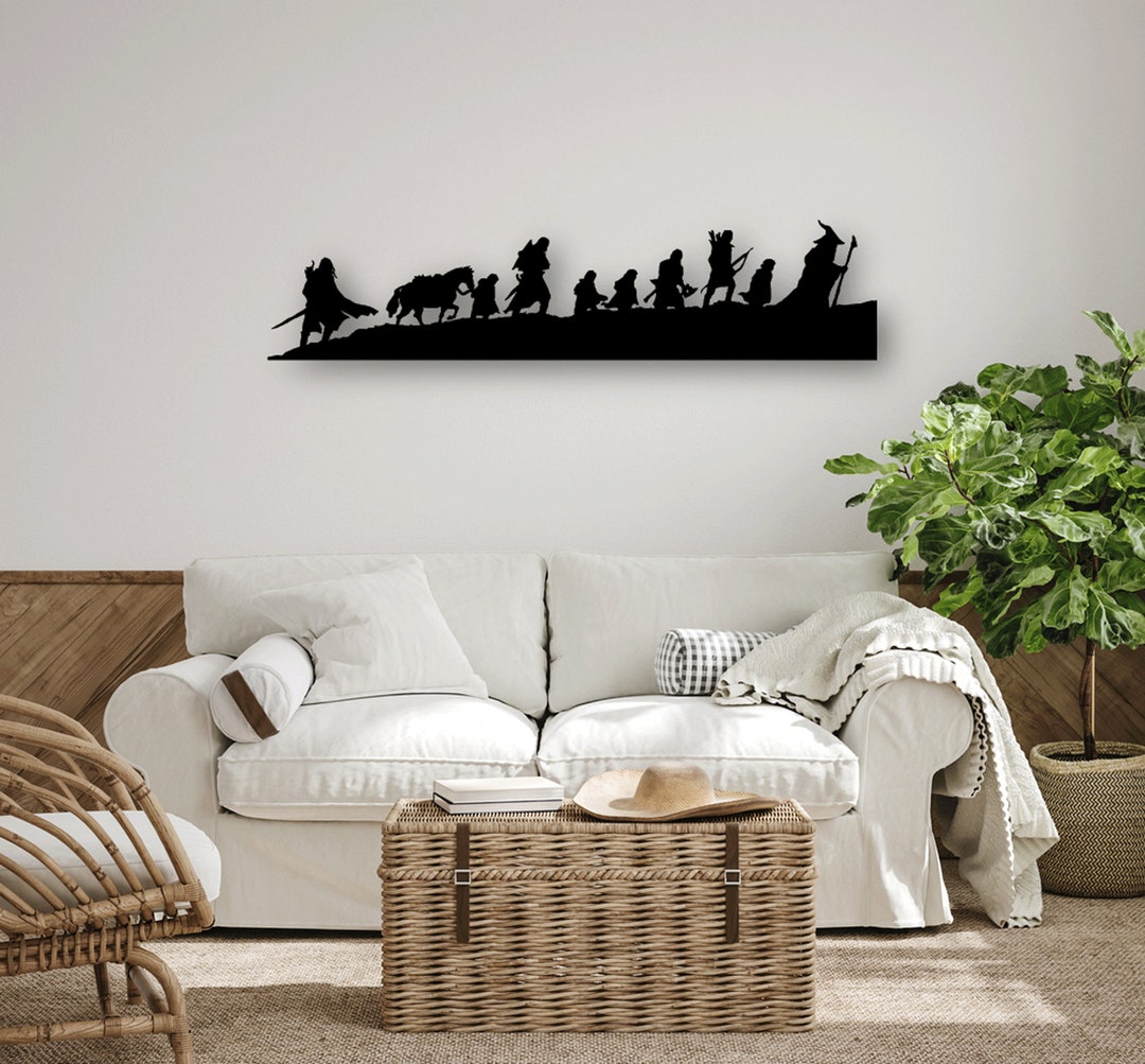 The Lord of the Rings Lotr Cut Svg Dxf Files Wall Sticker - Etsy Singapore