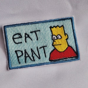 Bart Simpson-patch 'Eat Pant'