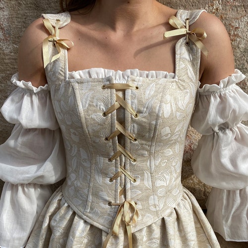 Corset Top Renaissance Peasant Bodice Ren Fair Corset - Etsy Canada