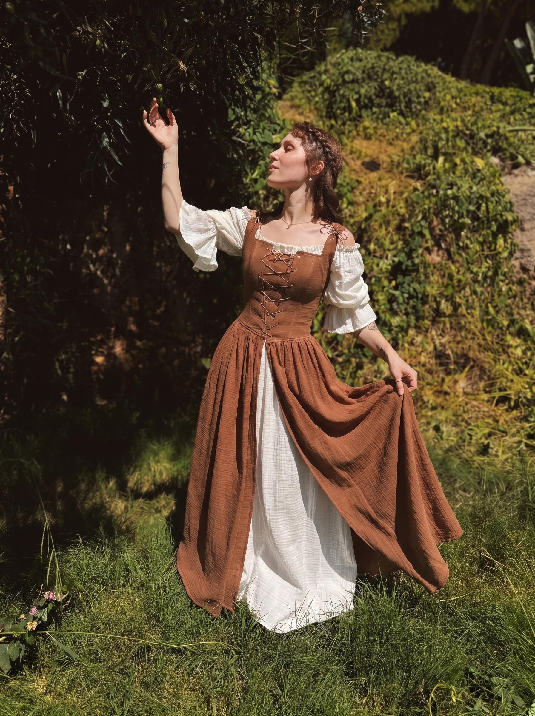 cotton shirtwaist dresses Women's 100% Organic T-Shirt Dress XL / Eggplant A LINE TULLE DRESS Color:Brown & Blue or a spring event Midi Dress Long Maroon