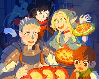 DUNGEON MESHI Hot Pot Print
