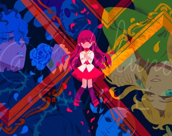 Impresión holográfica de IB Garry Mary para RPGMaker, regalo de terror y anime