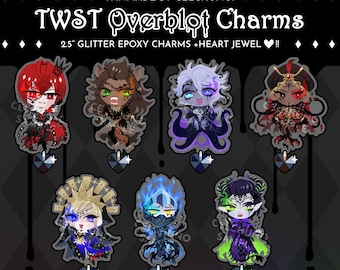 TWISTED WONDERLAND Overblot Riddle Leona Azul Jamil Vil Idia Malleus Charms