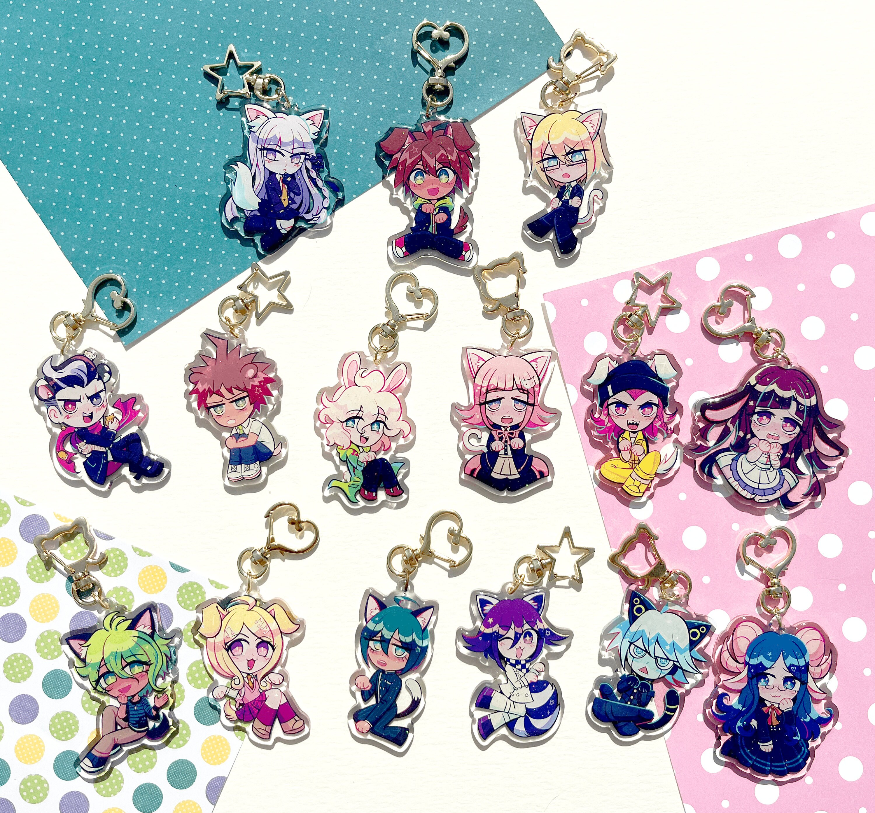 DANGANRONPA Gift Acrylic Animal Charms - Etsy