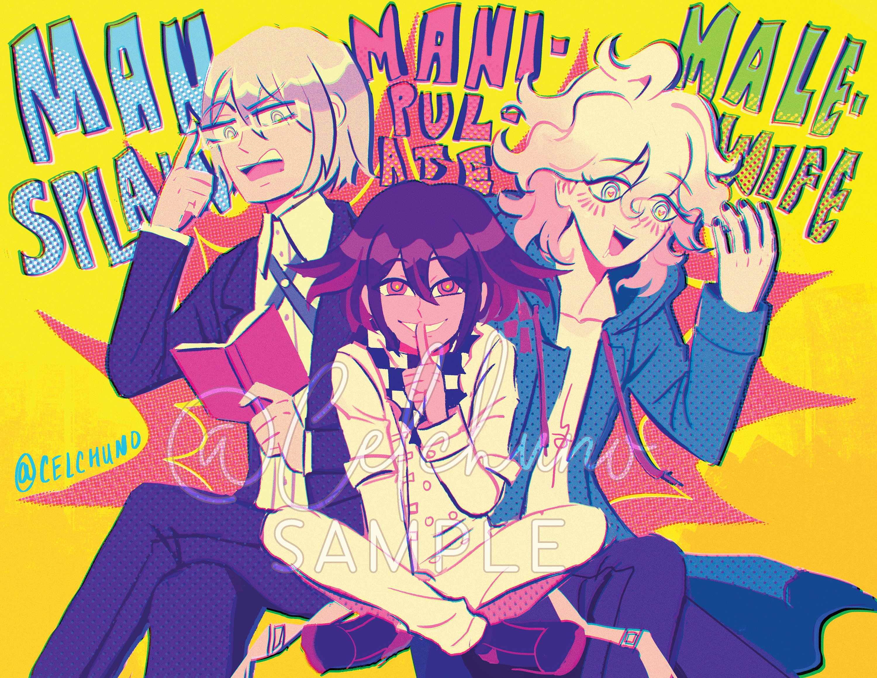 DANGANRONPA Kokichi Byakuya Komaeda Mansplain, Manipulate